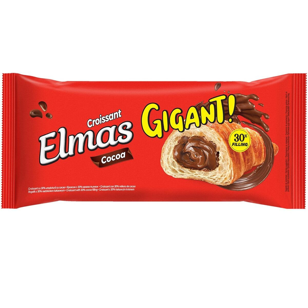 Datodeal! Elmas Gigant Croissant Cocoa 160g | Kakaofyll