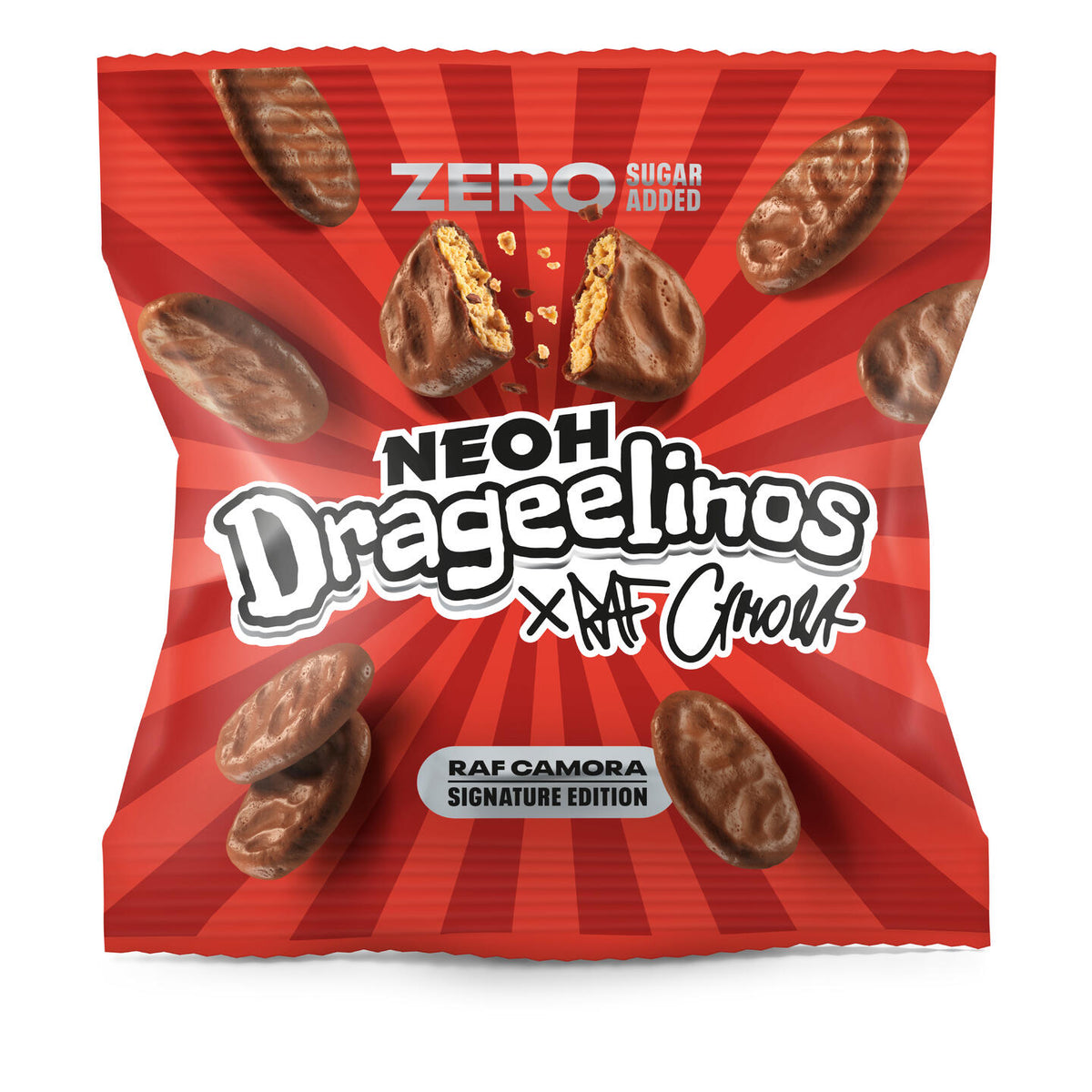 Datodeal | NEOH Drageelinos 40g | Sprø Kjeks med Sjokoladetrekk