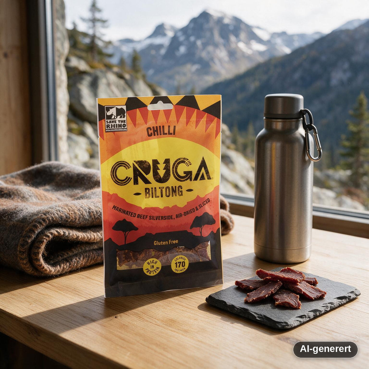 Cruga Biltong Chili 60g