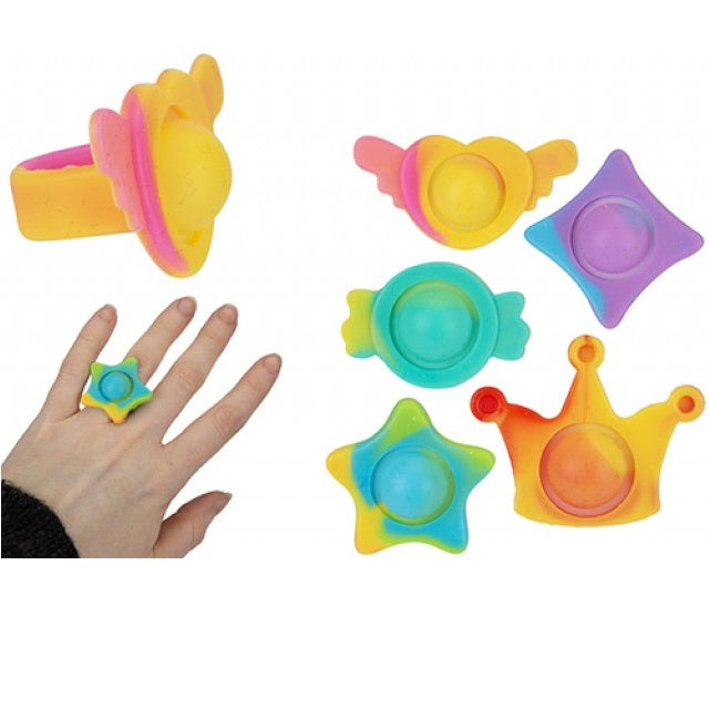 Popit Ring | Velg mellom 5 Design | Wizz Toys