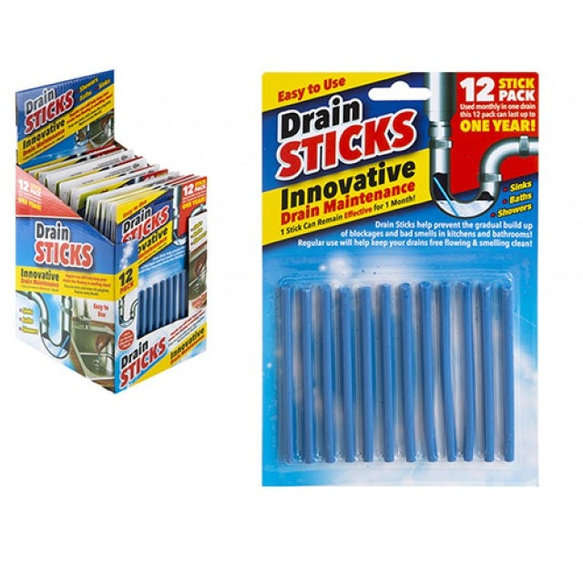 Magic Drain Cleaner Avløpsstaver 12pk | Ocean Fresh