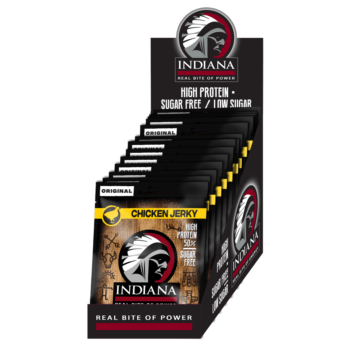 Indiana Kylling Jerky Original 90g