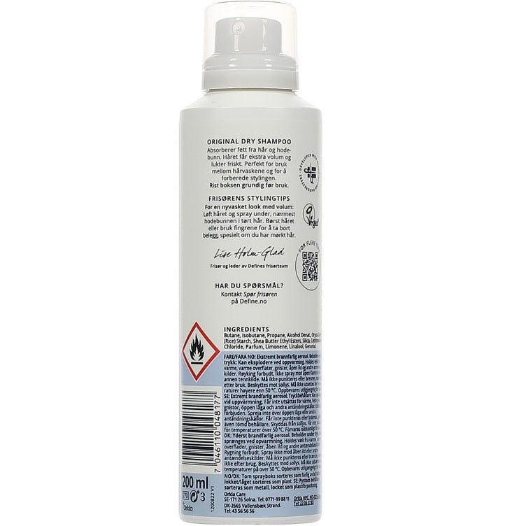Define Original Dry Shampoo 200ml