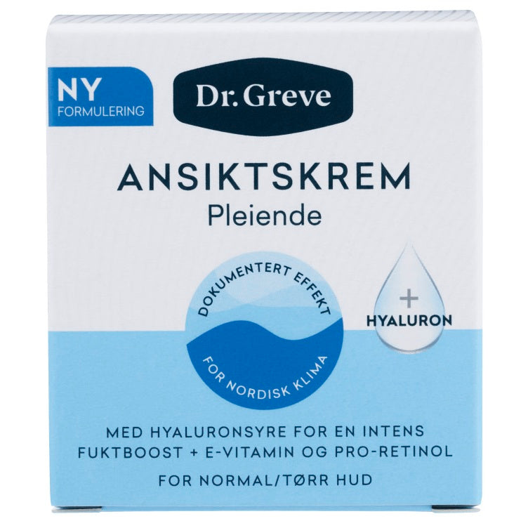Dr. Greve Pleiende Ansiktskrem 50ml | Med Hyaluronsyre