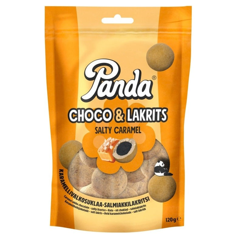 Panda Sjokolade & Lakris Salt Karamell Kuler 120g
