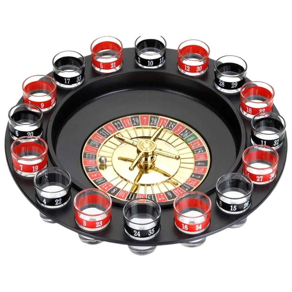Roulette Drikkespill Sett | Perfekt for Festen