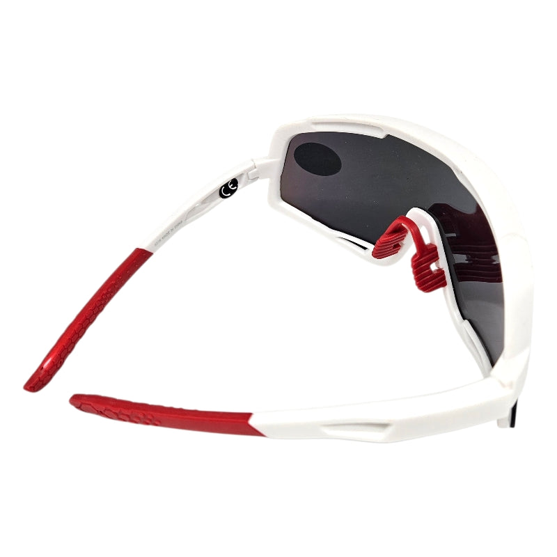 Sportsbrille Active Vision | Hvit & Rød | Fastshades