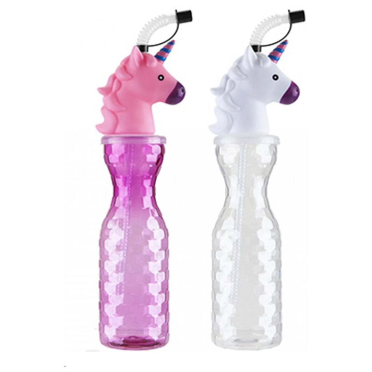 Enhjørning Drikkeflaske 500ml | Velg Rosa eller Hvit