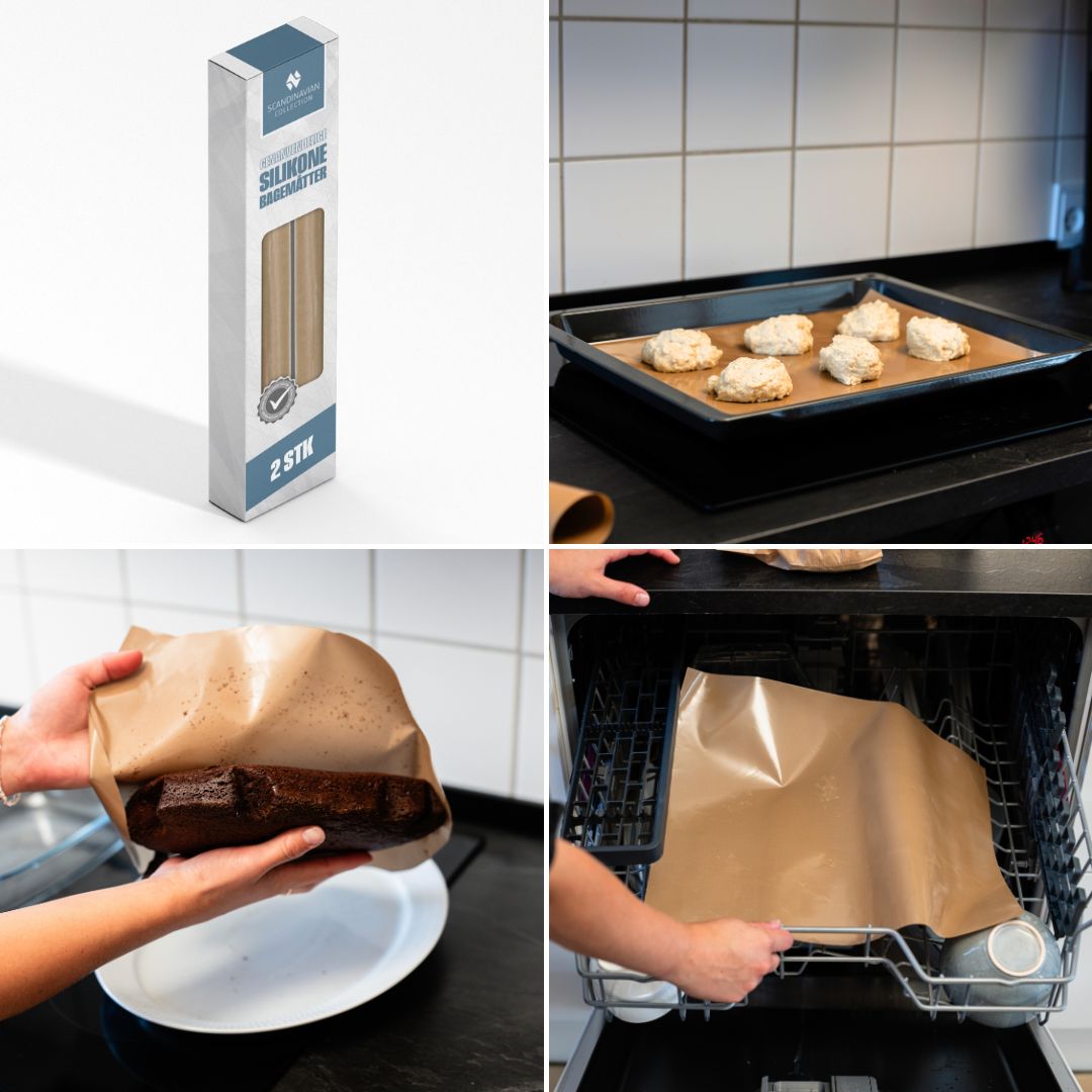 Silikon Stekematte 2pk | Gjenbrukbar | Scandinavian Collection