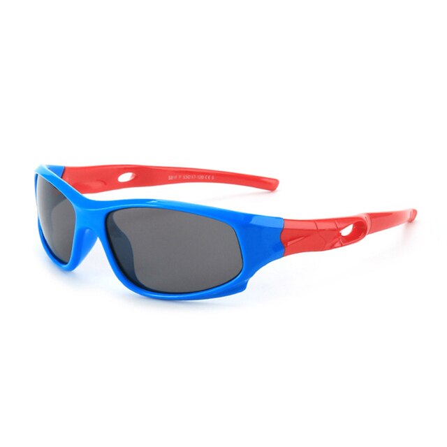 Polarized Sports Glasses Junior Unisex - White&Red