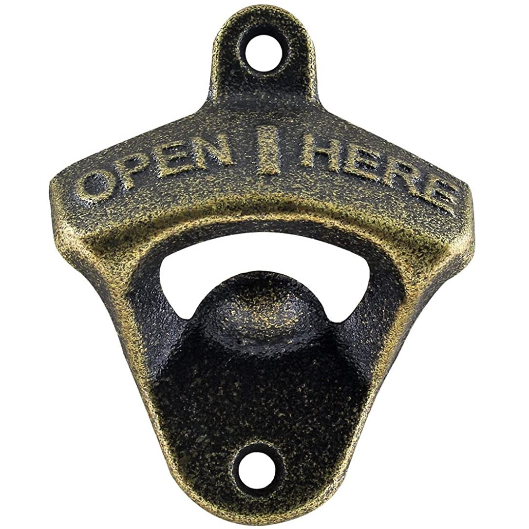 Bottle Opener - Wall Mount - Multiple Colors
