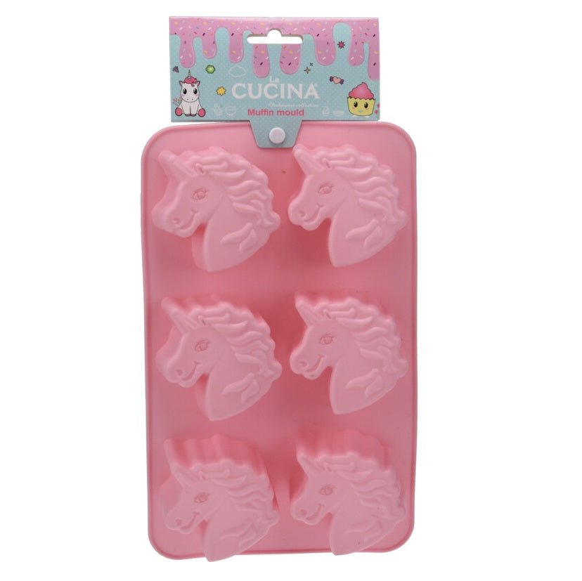 Muffin Mold Silicone Dinosaur / Unicorn