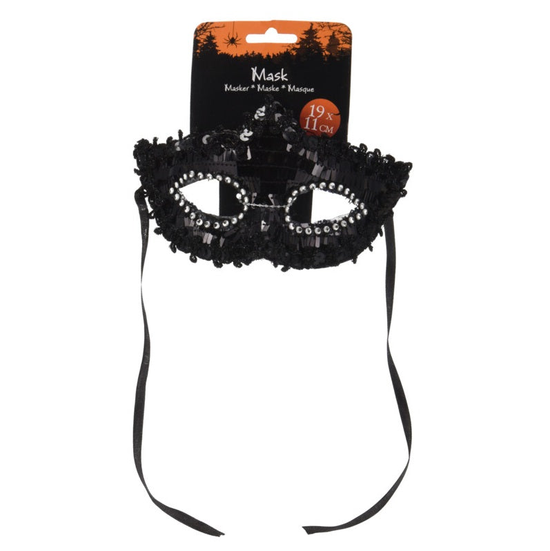 Masquerade Mask Silver/Black