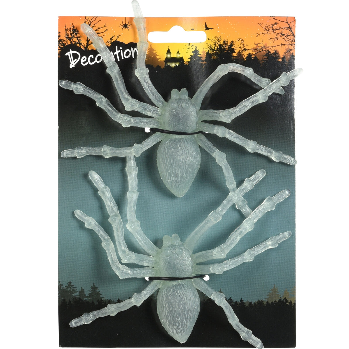 Store Dekorasjons Edderkopper 2pk 13x12cm