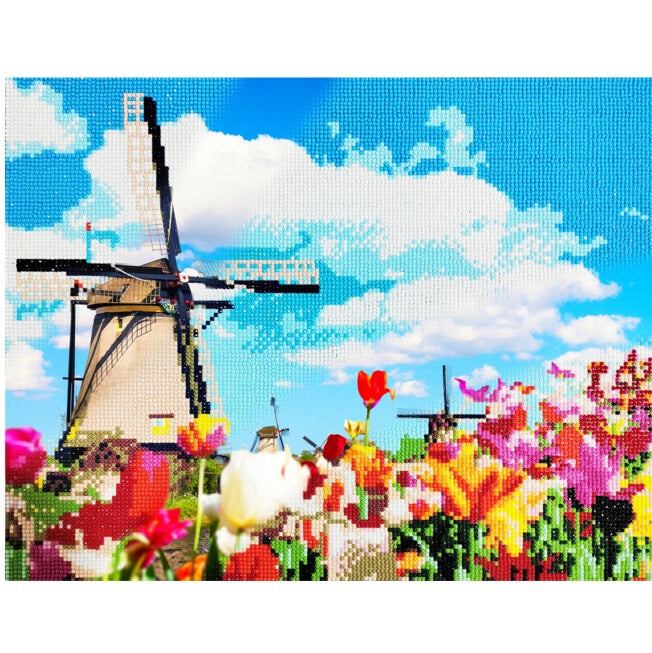 Diamond Painting 40x50 cm | Tulips, Venice, London Bridge