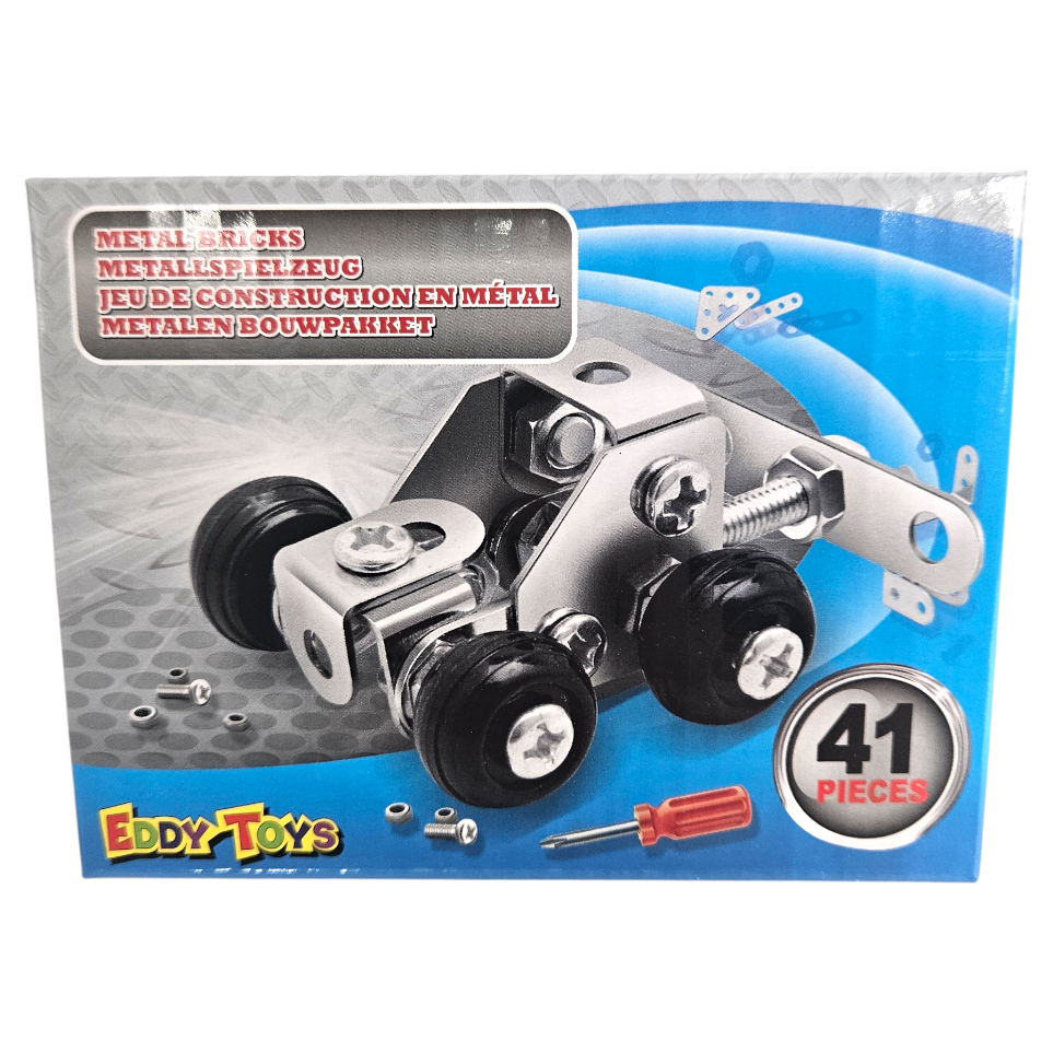 Mini Construction Set Metal | 8 different | Eddy Toys