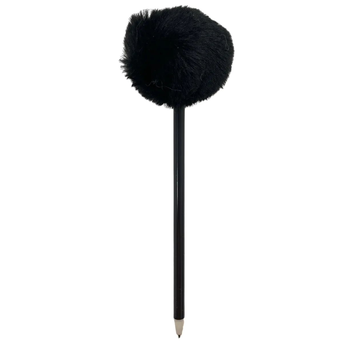 Plush pen with fluffy pom - pom | Blue ink | 3 colors