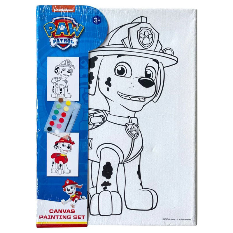 Paw Patrol malesett på lerret | 4 varianter