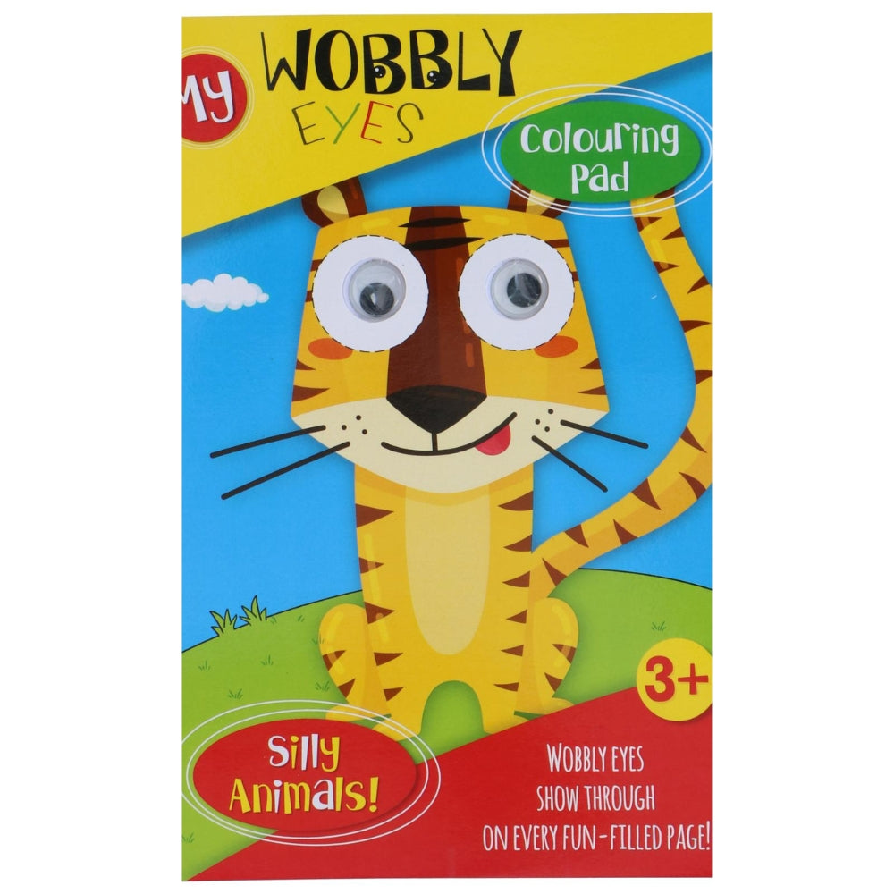 Coloring book with moving eyes | Creative activity book for children