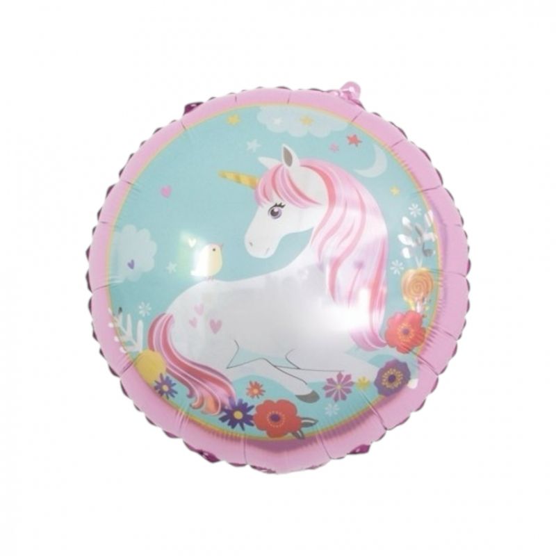 Tinka Foil Balloon Unicorn 46 cm round