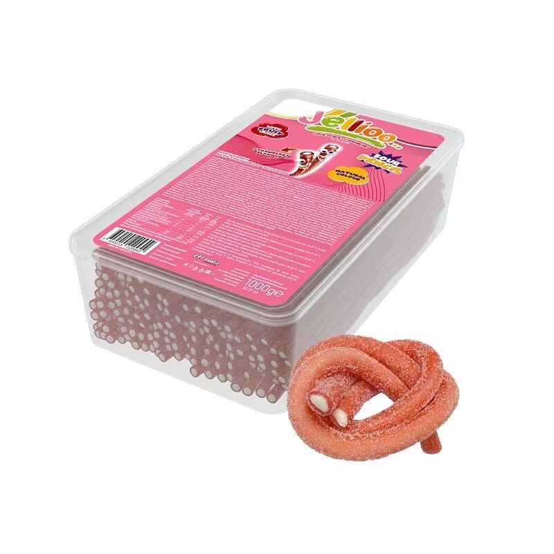 Candy Bars with Strawberry Flavor and Vanilla Filling 1kg