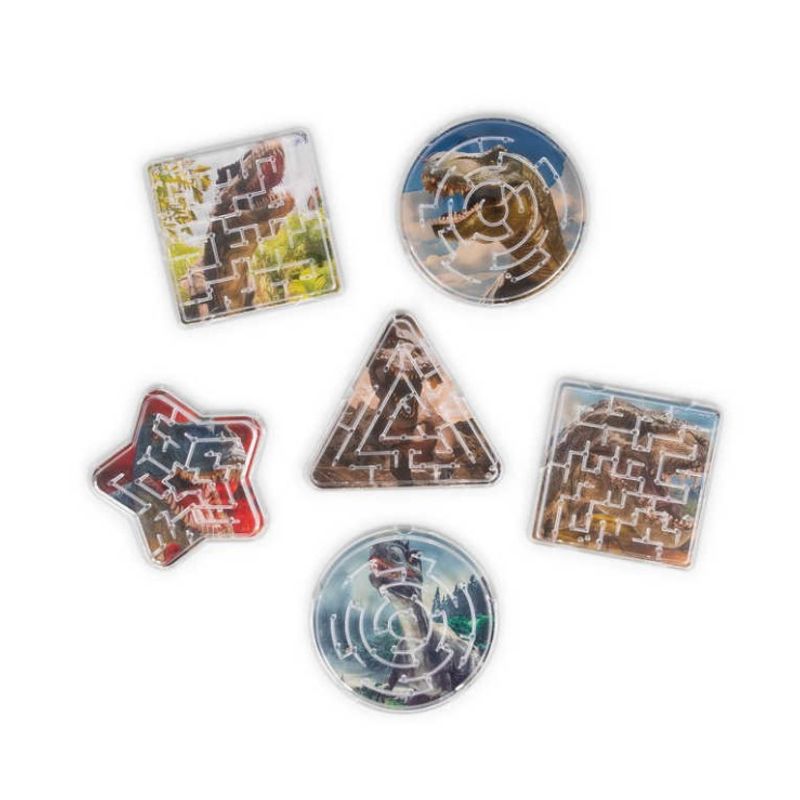 6pk Mini Maze - Dinosaur