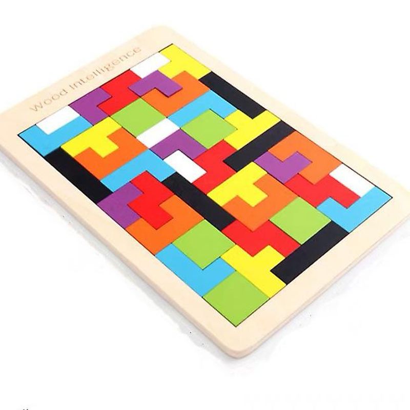 Tetris IQ Puzzle In Wood