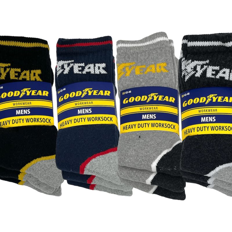 Goodyear work socks 3 - pk | Flere Farger 39 - 46