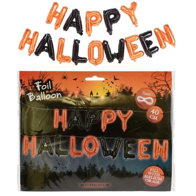 Foil balloons Happy Halloween 40cm