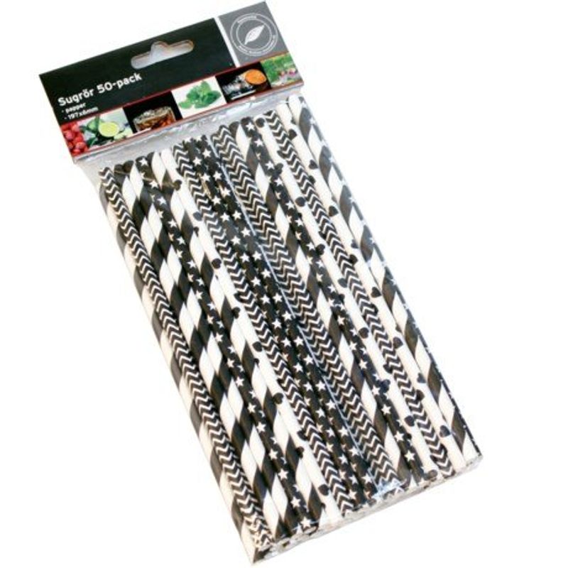 Cardboard straws 50pk