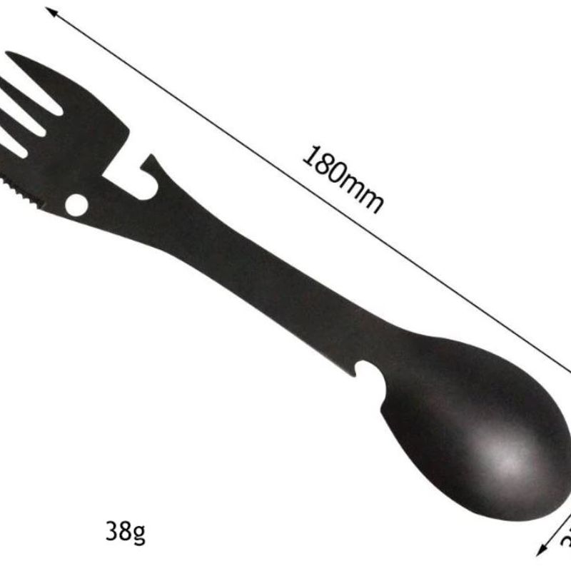 5in1 hiking cutlery - Metal