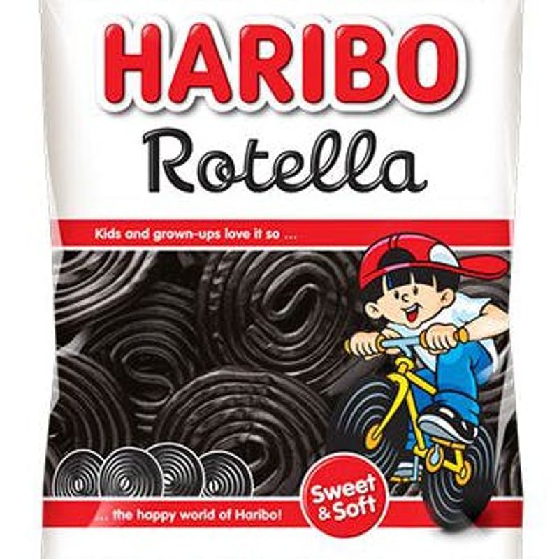 Haribo Rotella Licorice Rolls 80g