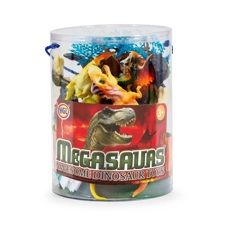 Dinosaur tub set large | With play mat and accessories