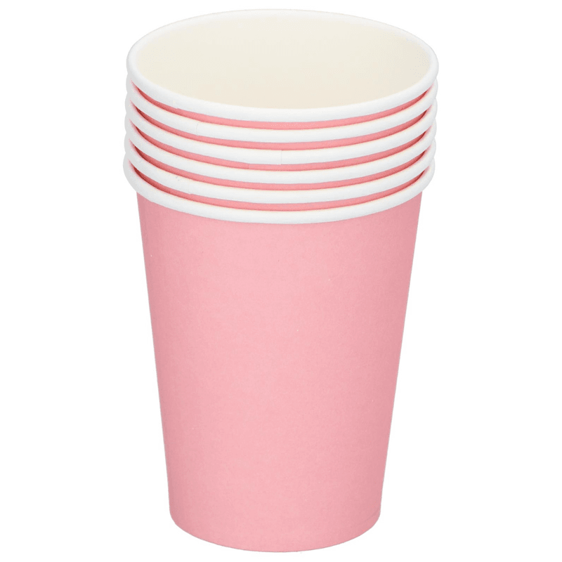 Engangskopper papp 266ml pastell 6pk | 4ass | Fest og bursdag