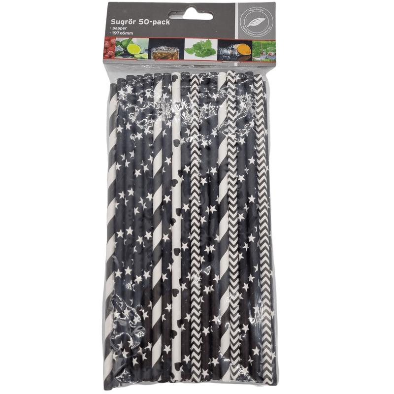 Cardboard straws 50pk