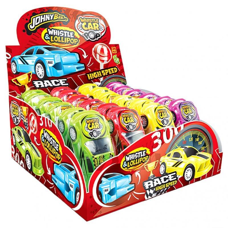 Johnny Bee Car Whistle & Lollipop 10g