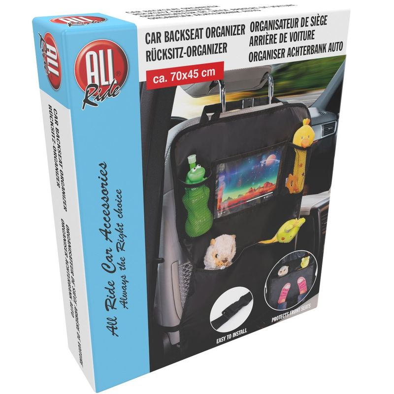 All Ride Car Seat Organization | Tablet Holder and Storage