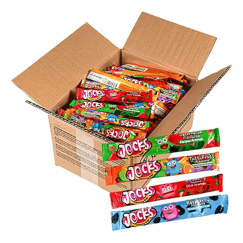 Jellioo Jocks Chewy Bar Fruit Caramel