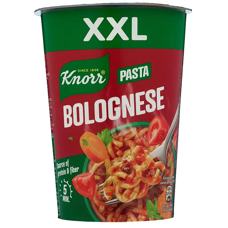 Knorr Snack Pot Bolognese XXL 8x88g | Large pack of quick meals