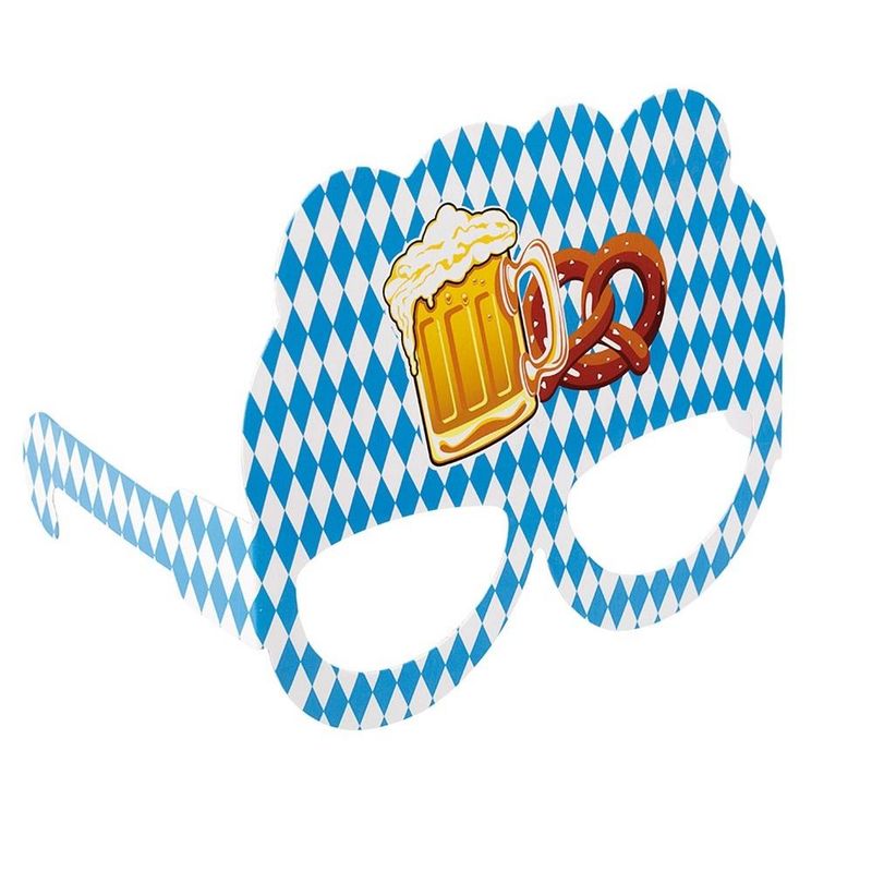 10pcs cardboard glasses with Oktoberfest motif