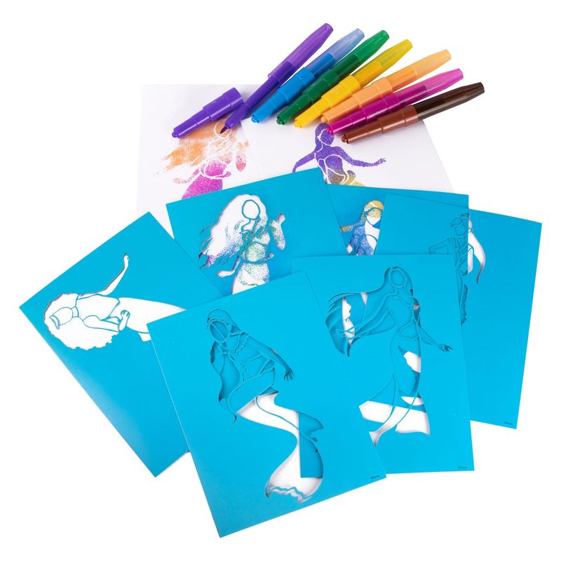The Little Mermaid Spray Paint Set | Creative Drawing Set