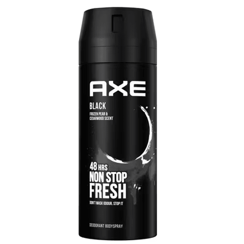 Ax Black Body Spray 150ml | Deodorant