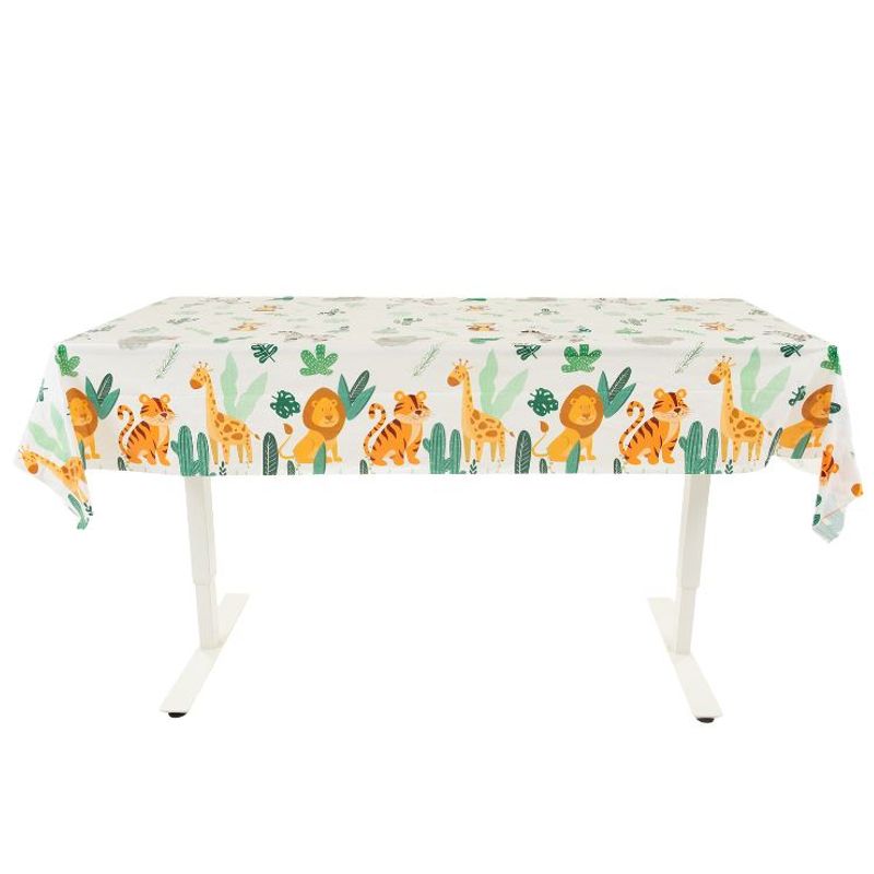 Tablecloth Plastic Safari Theme 220x130cm