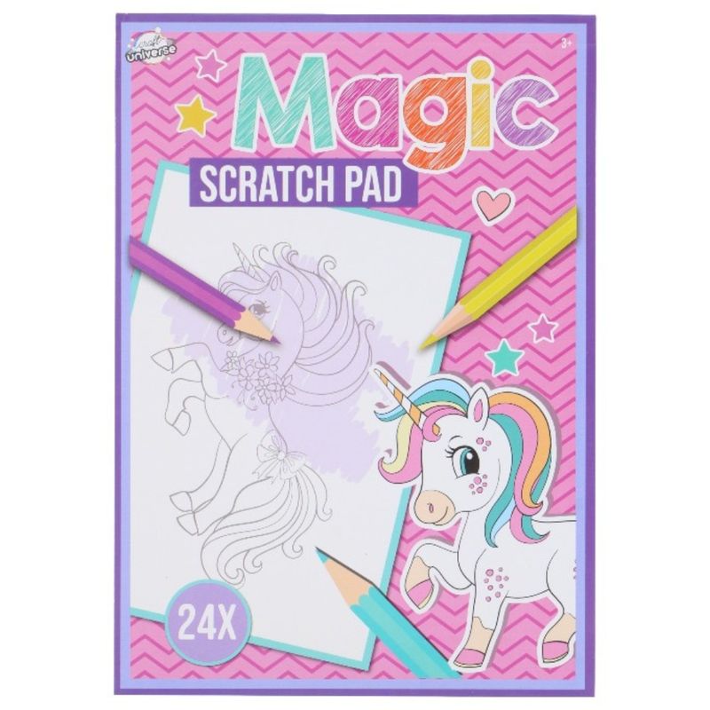 Magic Scratch Pad 24 pages A5 | 6 different variants