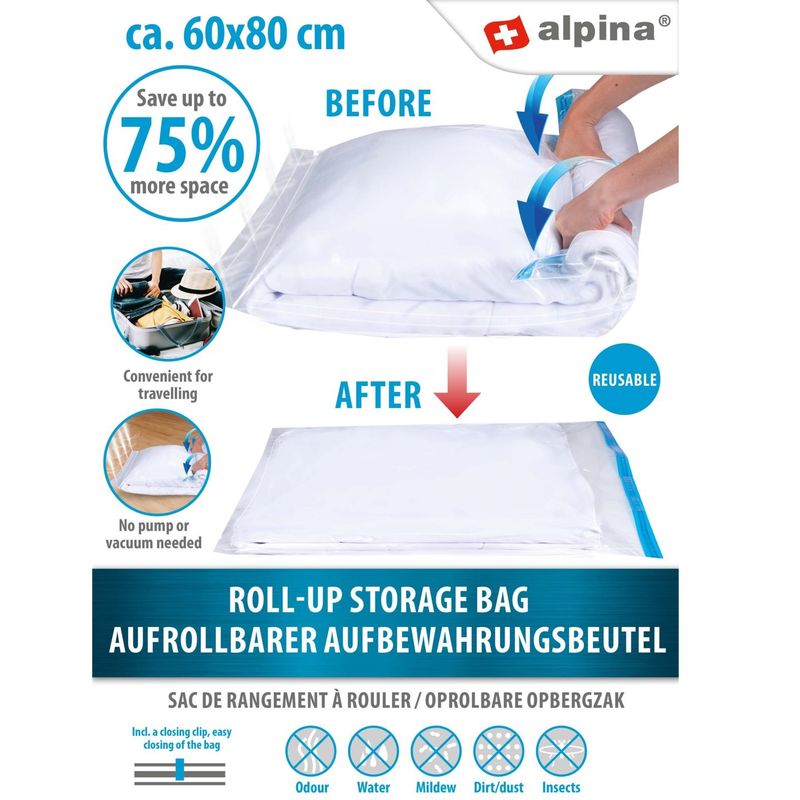 Alpina Roll - Up Vacuum bag 60x80cm