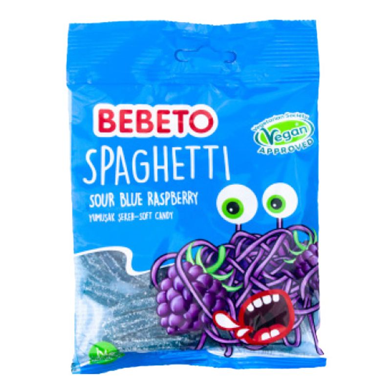 Bebeto Spaghetti Blue Raspberry 80g