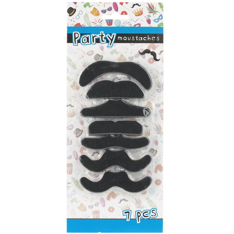 Detachable mustaches 7pcs