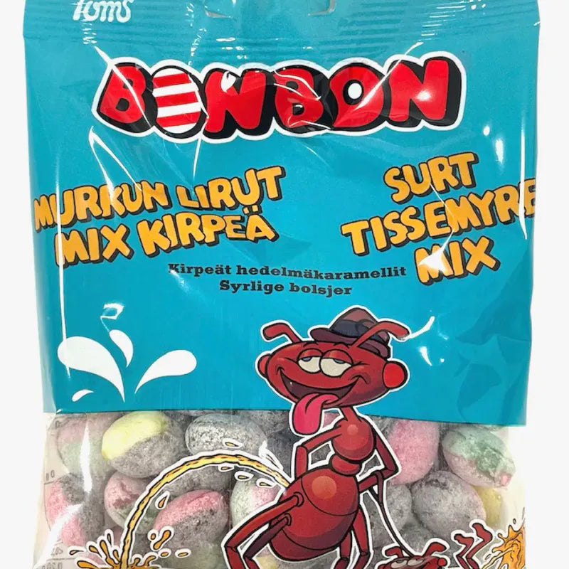 Bonbon Sure Tissemaur 125g | Supersurt smågodt med salmiakk