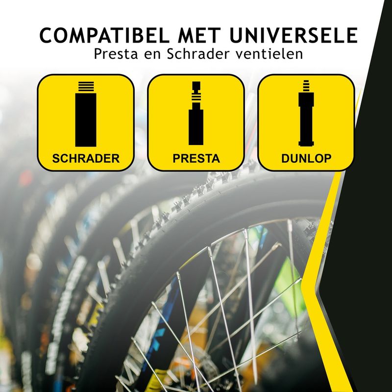 Dunlop Multi Sykkelpumpe 160psi/11bar
