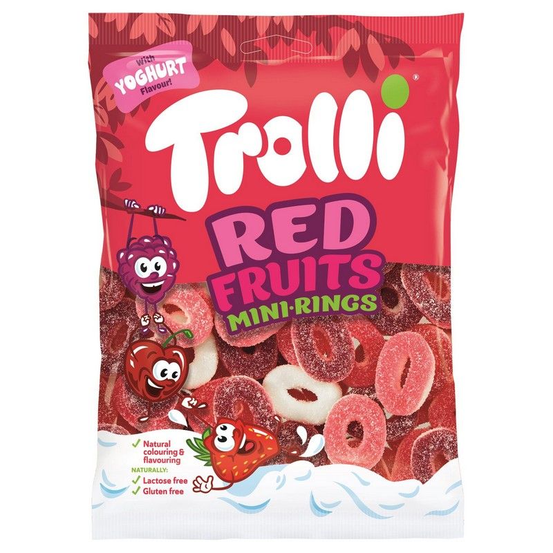 Trolli Red Fruits Minirings 200g